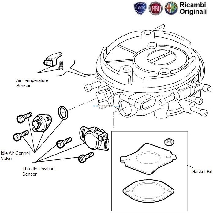 Fiat throttle hot sale body