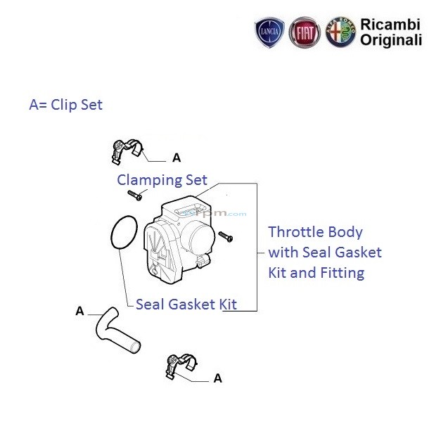 Fiat throttle body sale