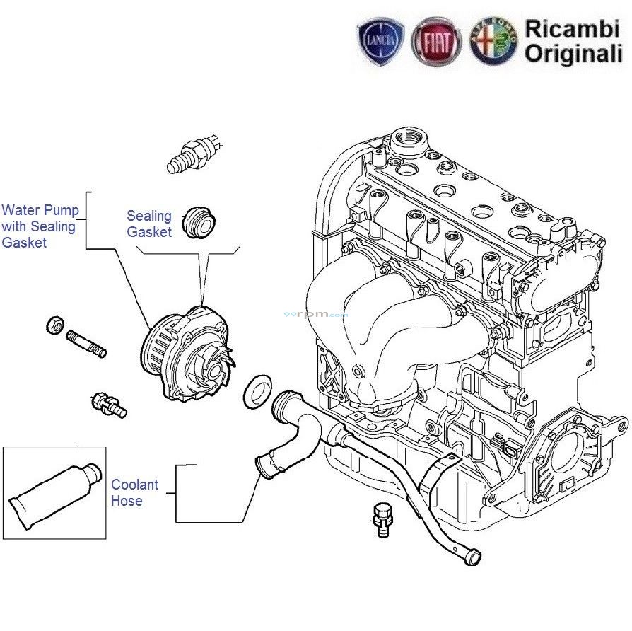 Fiat punto water pump cheap price
