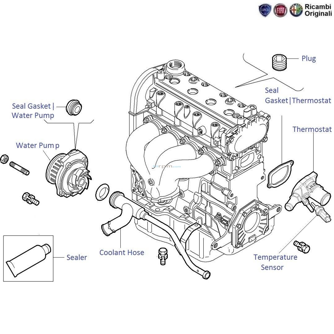 Fiat palio outlet water pump