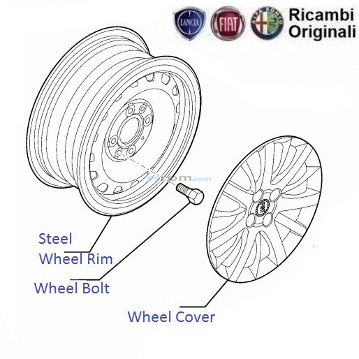 Fiat linea wheel bolt sales