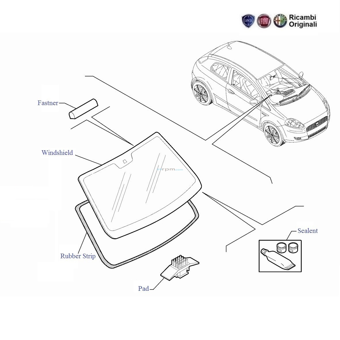 Fiat punto windscreen replacement outlet cost