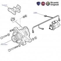 Alternator Engine Electricity Ignition Powertrain FIAT Parts