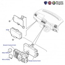 Fiat linea power outlet window control unit