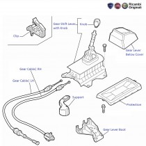 Fiat punto store gear cable