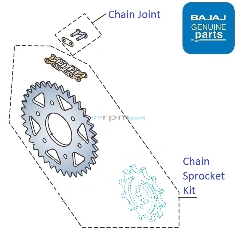 Bajaj Avenger 220 Cruise UG (2018+) Chain Sprocket Kit