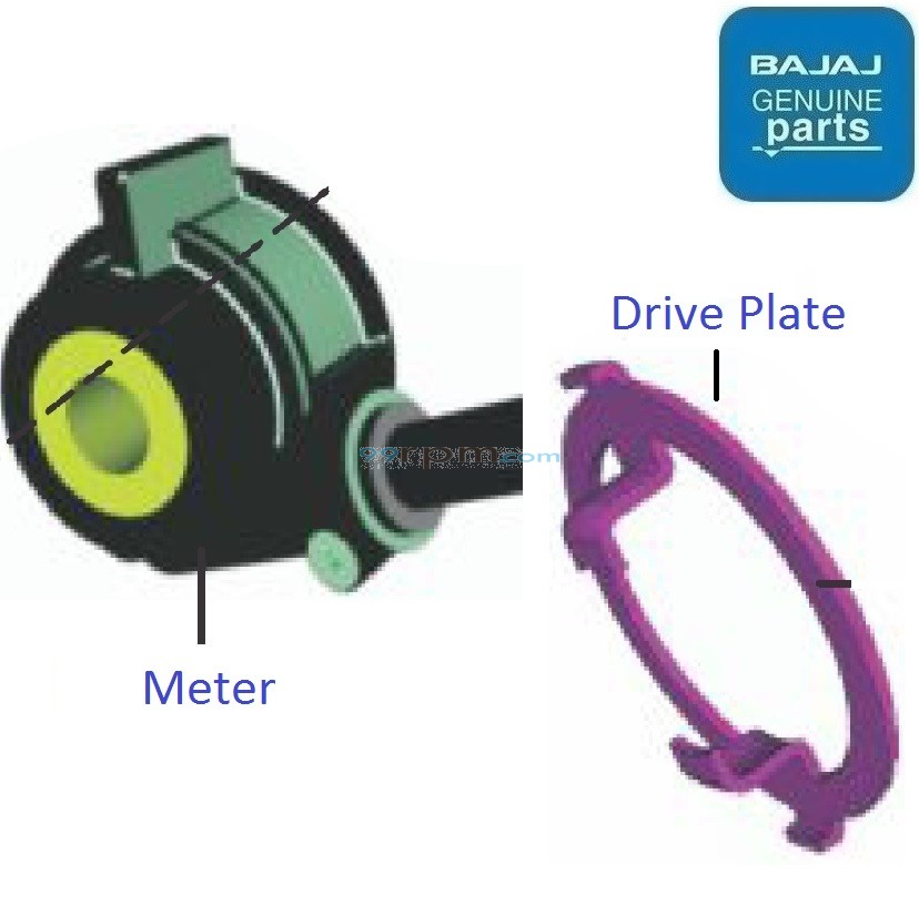 Discover 100M(2013-2015): Speedometer Gear (Disc Brake Variant)