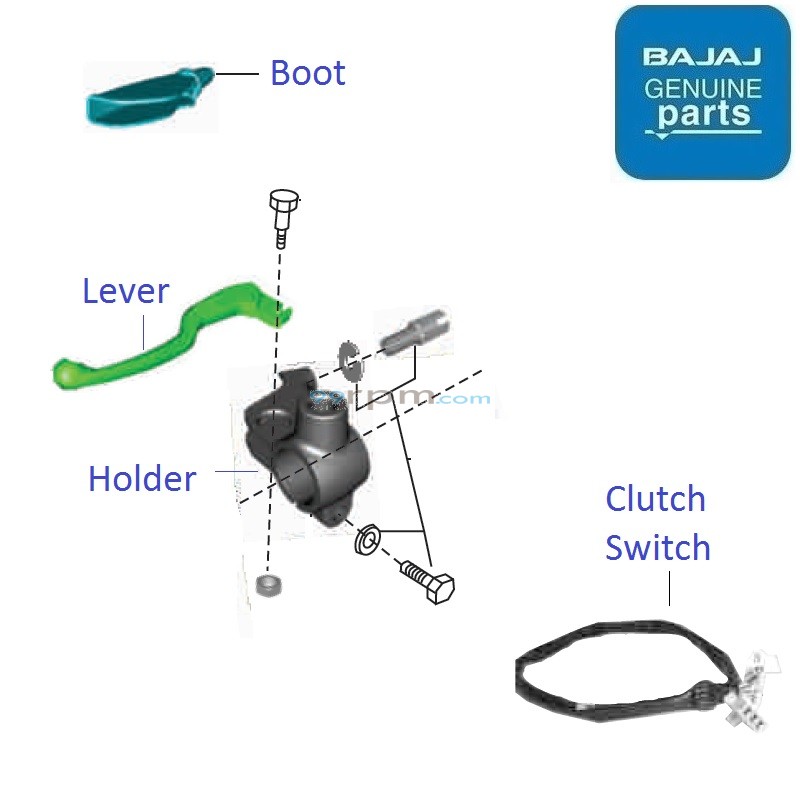 Bajaj Pulsar 150 BS4 Clutch lever