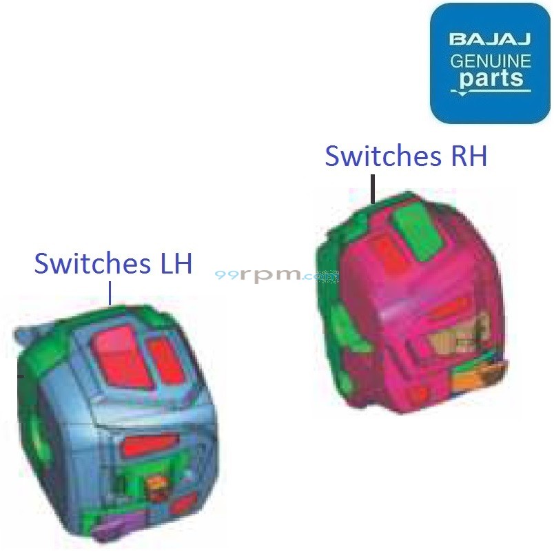 Bajaj Pulsar NS200 (BS6, 20212023) Control Switches