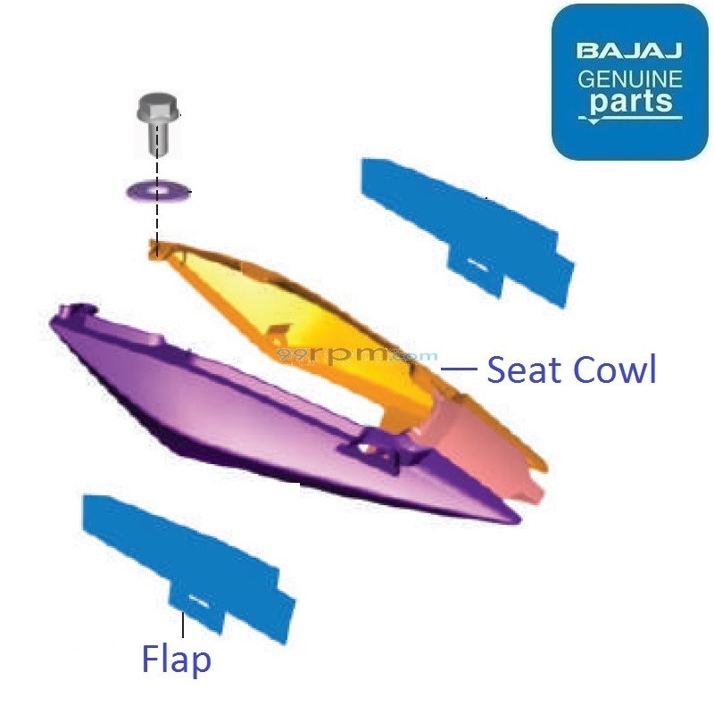 Bajaj Pulsar 220F (BS6, 2020) Seat Cowl