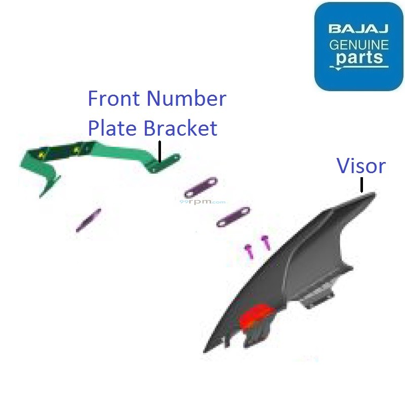 Bajaj Pulsar F250 (Single ABS, 202123) Headlamp Visor