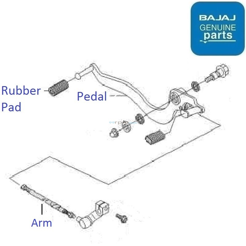 Bajaj Avenger 200 (20072010) Gear Shift Pedal