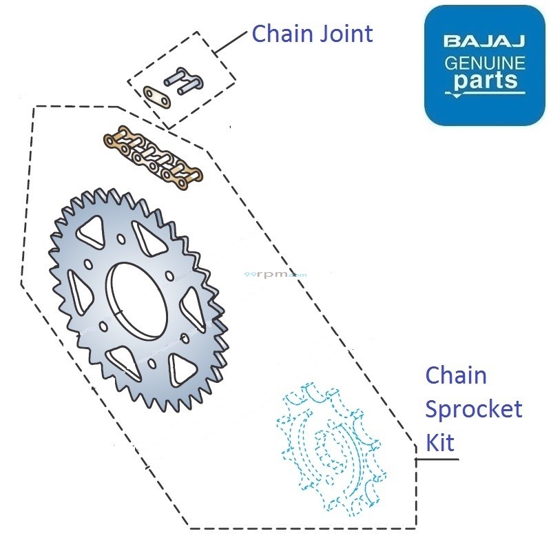 Bajaj Avenger 220 Cruise UG (2018+) Chain Sprocket Kit