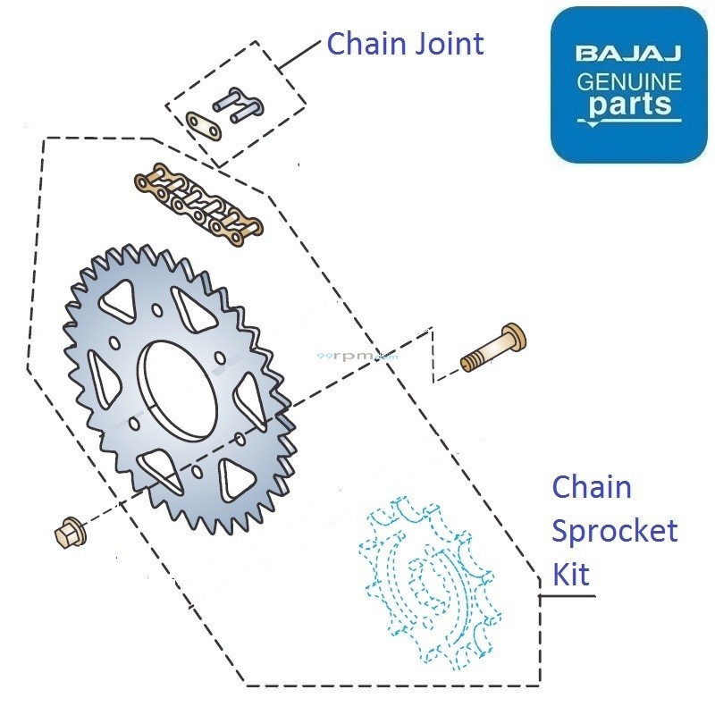 Bajaj Avenger 220 Street UG (2018+) Chain Sprocket Kit