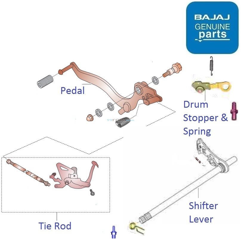 Bajaj Avenger 220 Street UG (2018+) Gear Shift Pedal