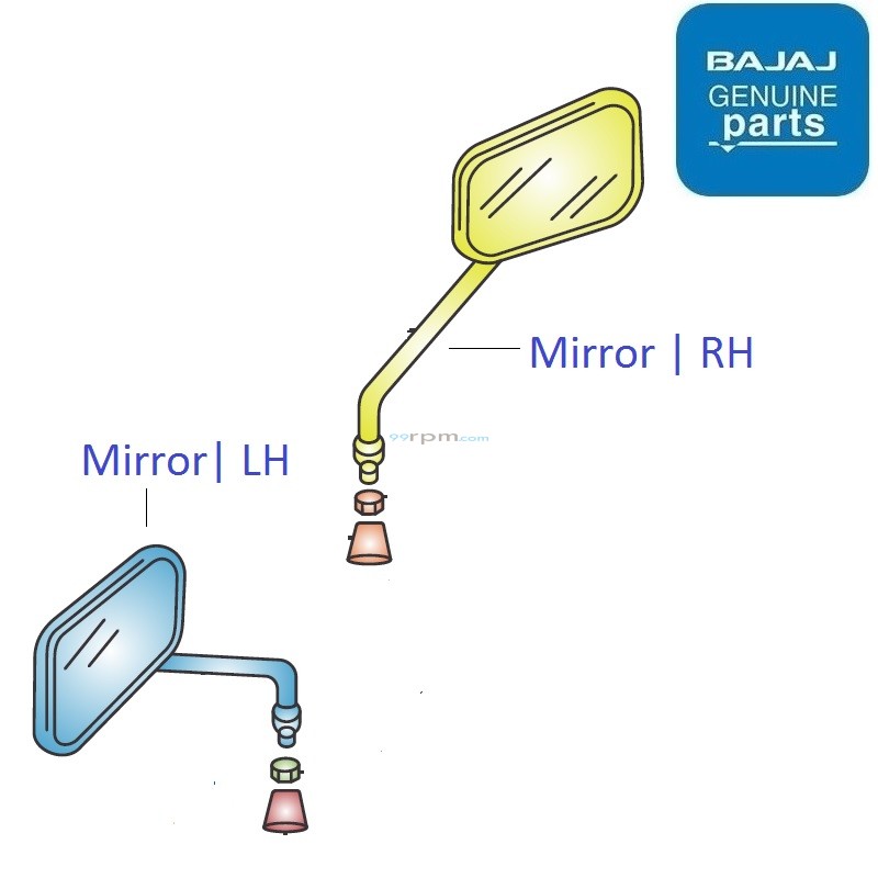 Bajaj Avenger 220 Cruise UG (2018+) Mirror