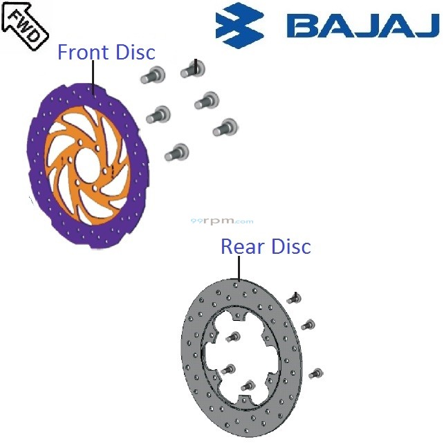 Bajaj Pulsar 200NS Brake Discs