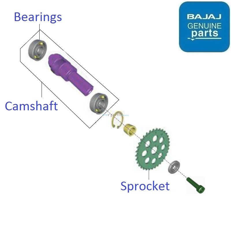Bajaj Pulsar NS160 Twin Disc(201820) Camshaft