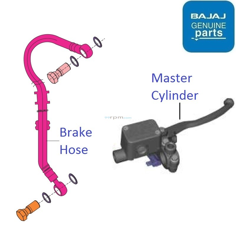Bajaj Pulsar NS160 Twin Disc(201820) Front Brake Master Cylinder