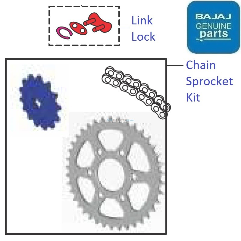 Bajaj Pulsar NS160 Twin Disc(201820) Chain Sprocket Kit