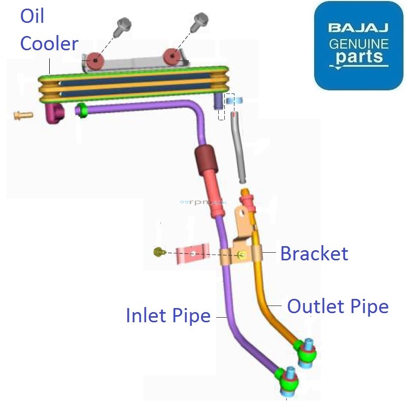Bajaj Pulsar NS160 Twin Disc(201820) Oil Cooler