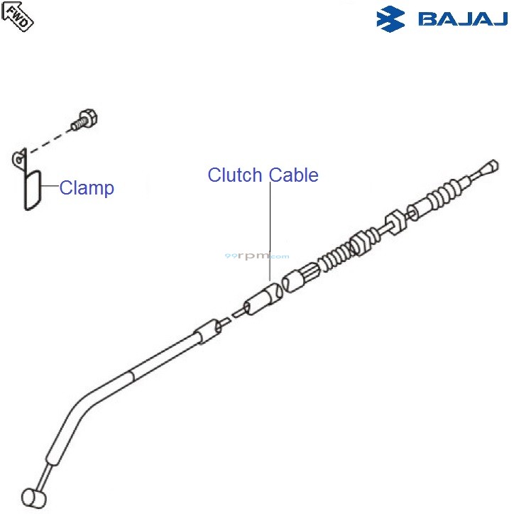 Bajaj Avenger 180 DTSi Clutch Cable