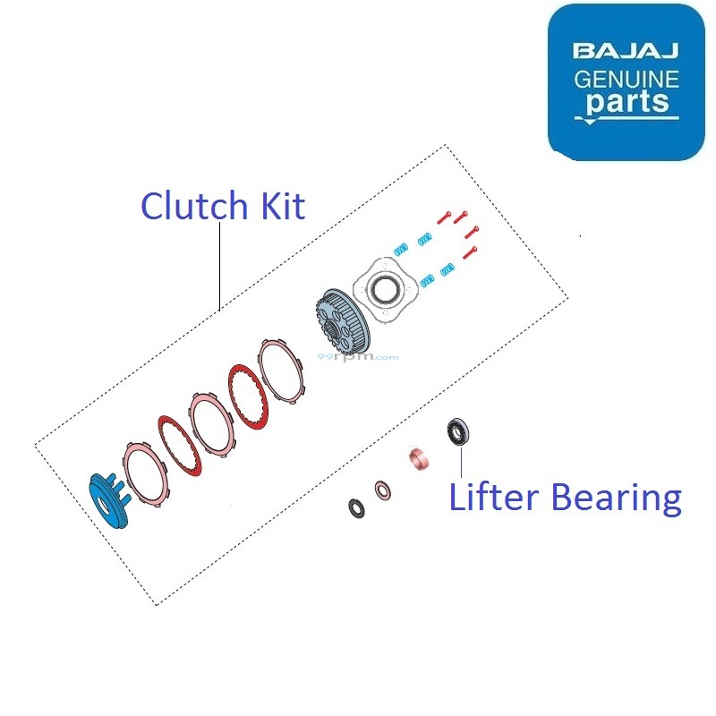 bajaj v15 clutch plate
