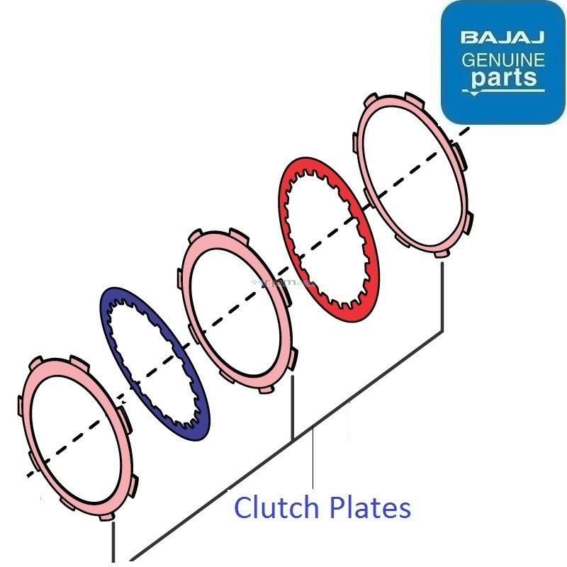 Bajaj CT100 BS6 (202021) Clutch Plates