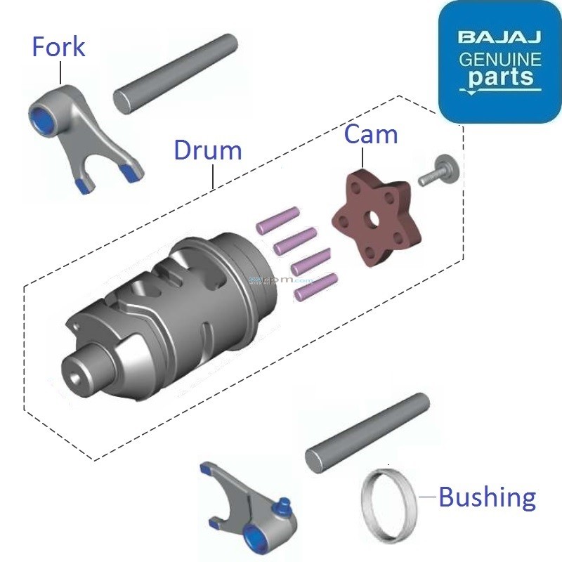 bajaj ct 100 brake drum