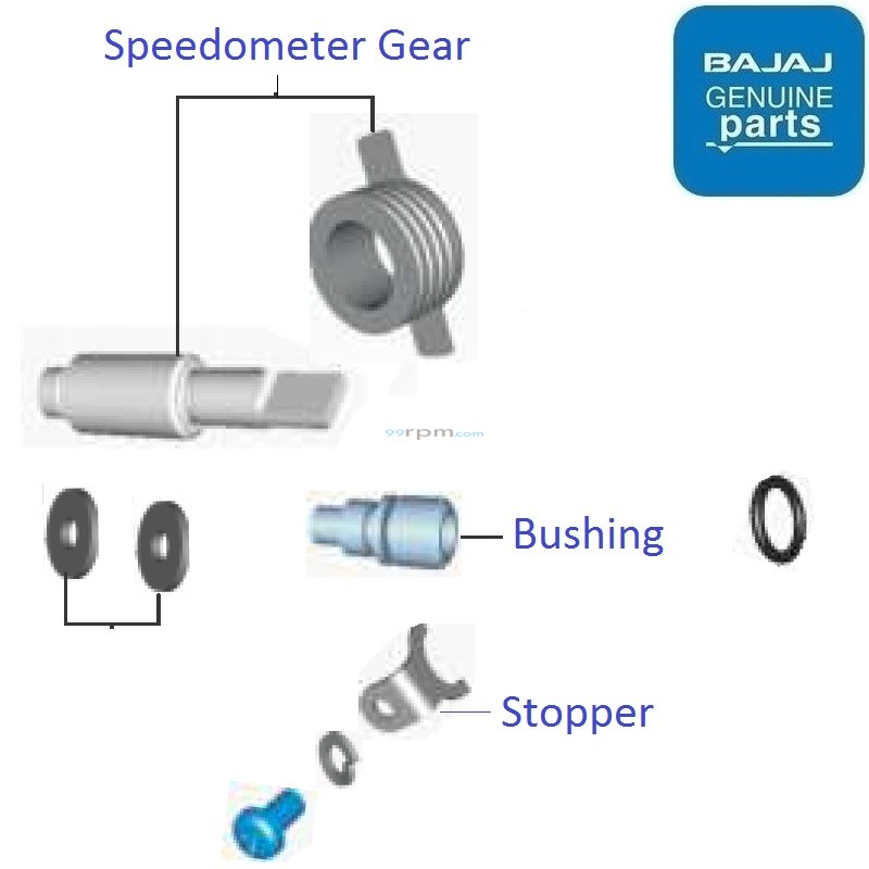 Bajaj CT110 BS6 (2020+) Speedometer Gear