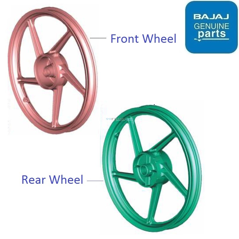 bajaj ct 100 alloy wheel price on road
