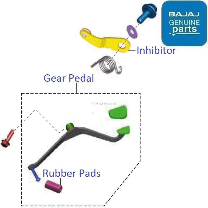 Bajaj CT 125X (202223) Gear Shift Pedal