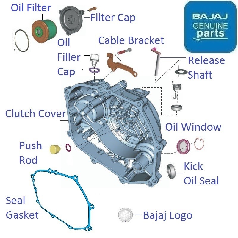 Discover 100T(20132014) Clutch Cover