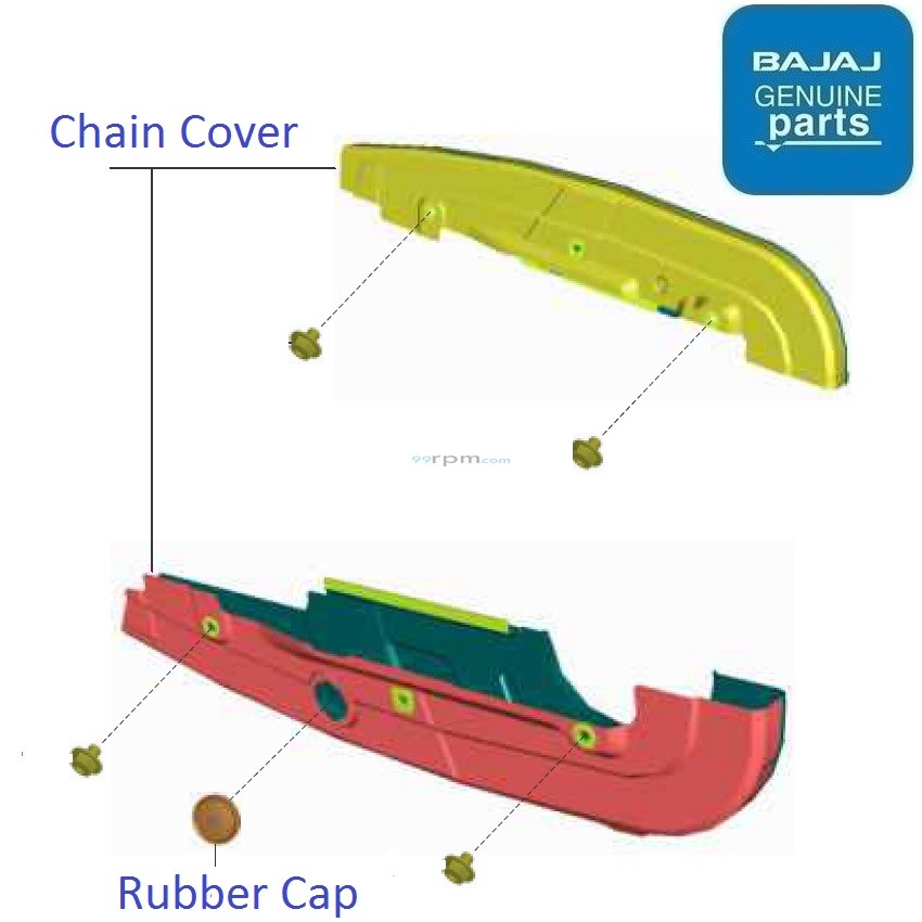 chain set of bajaj discover 100cc