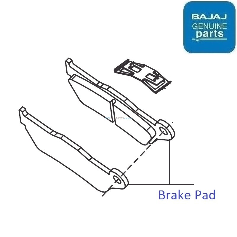 Discover 125 (20112014) Front Brake PadsDisc Variant