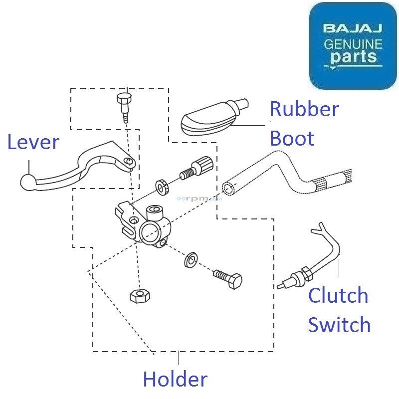 bajaj discover 125 clutch assembly price
