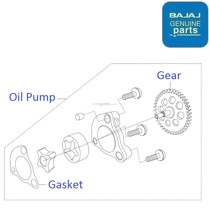 Bajaj Discover 125 Reintroduced(20152017) Oil Pump