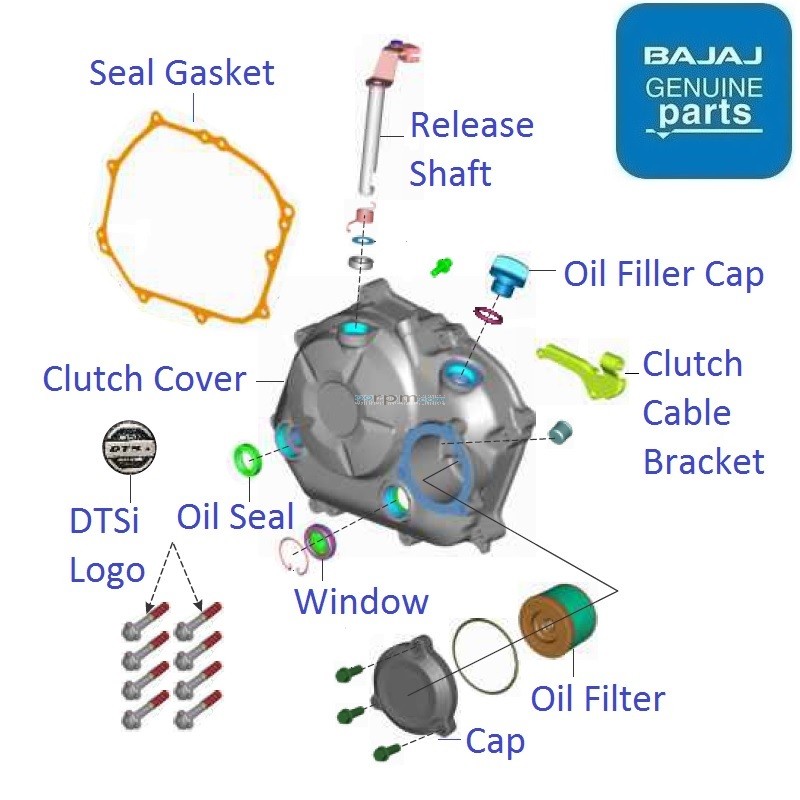 bajaj discover 125 clutch assembly price