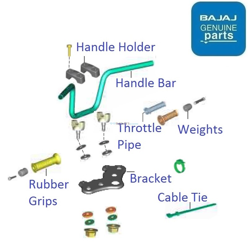 bajaj discover handlebar price