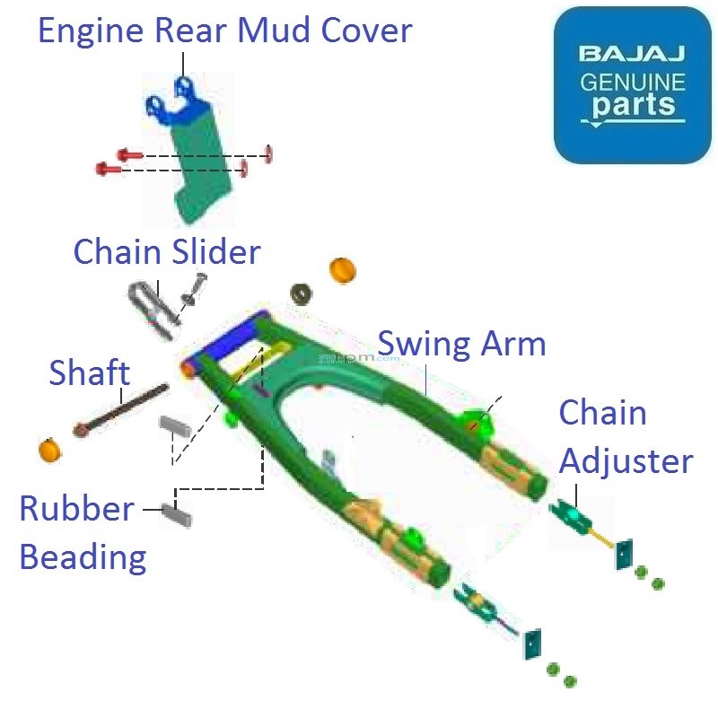 Bajaj Discover 125UG BS4 (201820) Swing Arm