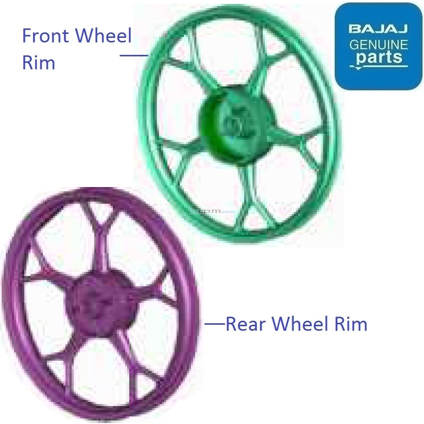 bajaj discover 100 alloy wheels price