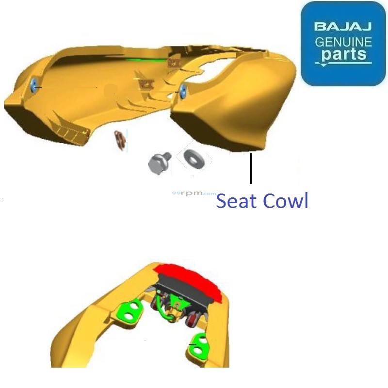 discover 100cc seat cover