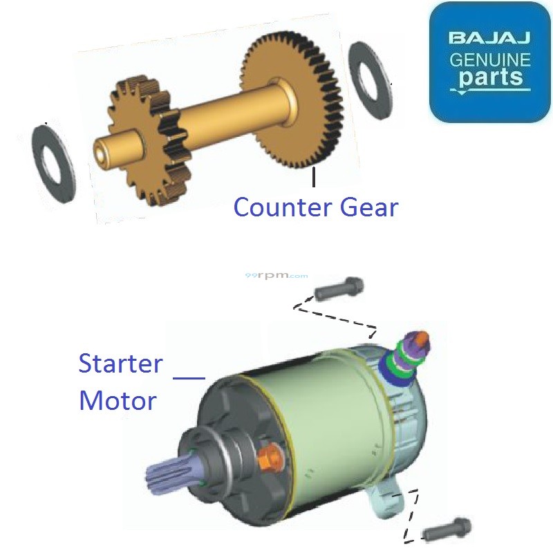 Discover 125ST(20122014) Self Start Motor