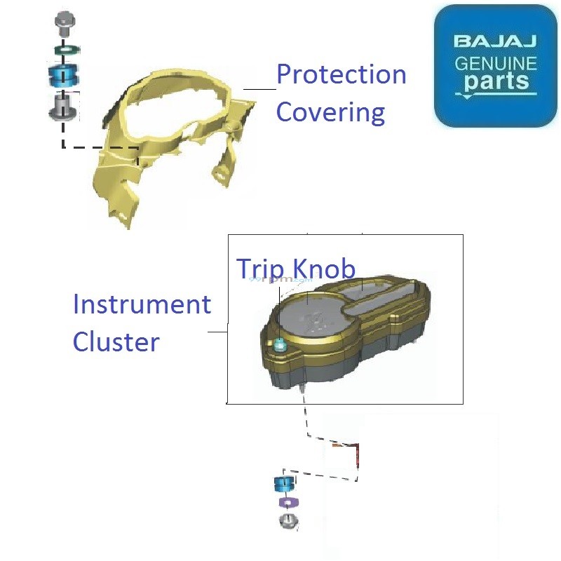 bajaj discover 125 st speedometer price