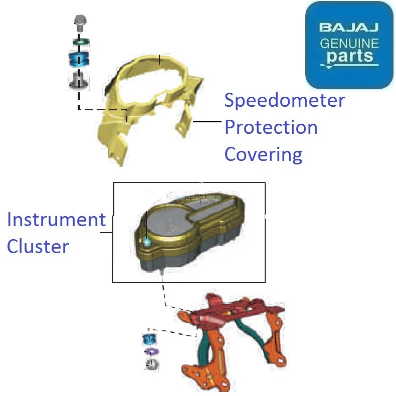 bajaj discover 150 speedometer cable price