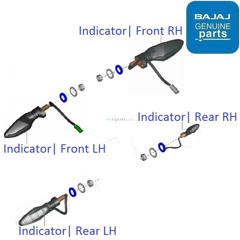 Dominar 250 (202023) Side Indicator