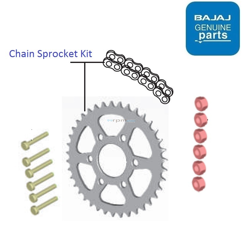 Bajaj Dominar 400 UG (BS4, 201920) Chain Sprocket Kit