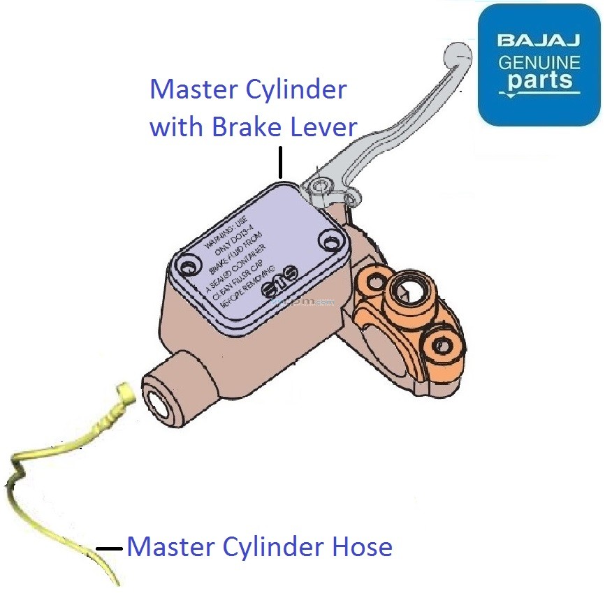 Dominar 400 (Touring, 202123) Front Brake Master Cylinder