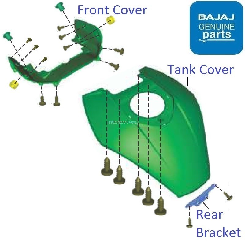 Dominar 400 (Touring, 202123) Tank Cover