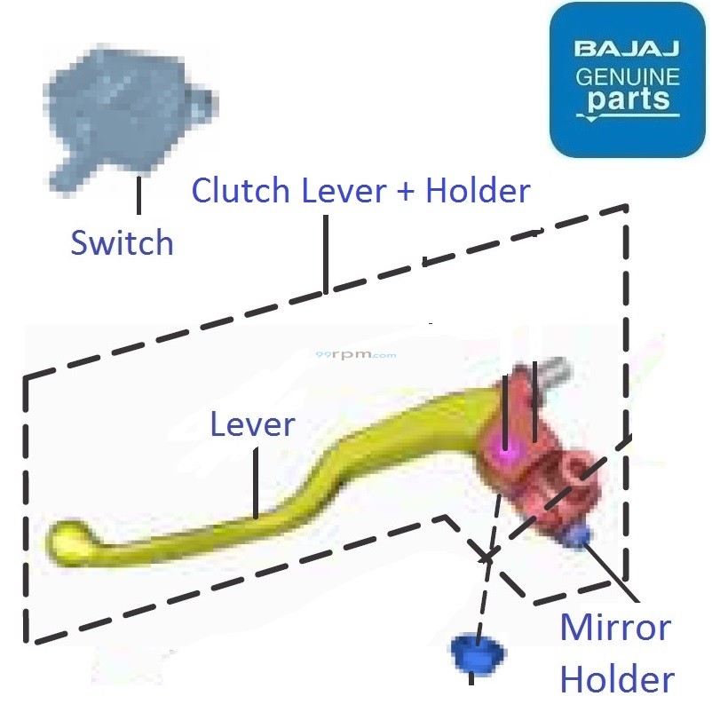 Dominar 400 (BS6, 202021) Clutch Lever